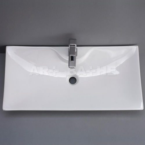 Lavabo da appoggio - TALAS - artbathe - in ceramica / rettangolare / contemporaneo