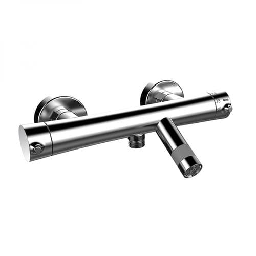 Miscelatore doppio comando da doccia - 47230470 - GRB MIXERS - da parete / termostatico / in metallo cromato