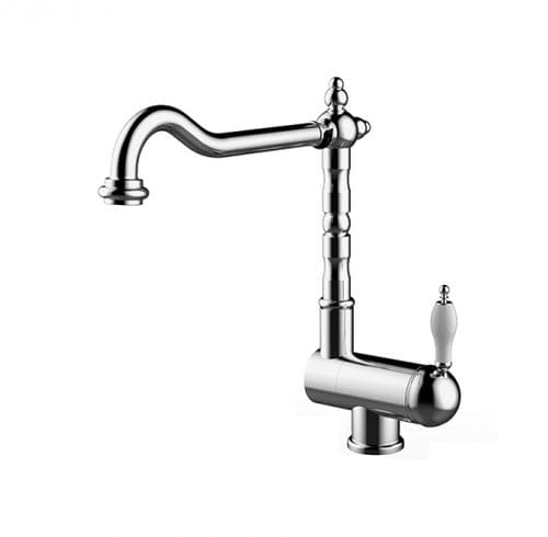 Miscelatore da appoggio - 535190/15820400/11842110/11820110/35819350 - GRB MIXERS - in metallo cromato / da cucina / 1 foro