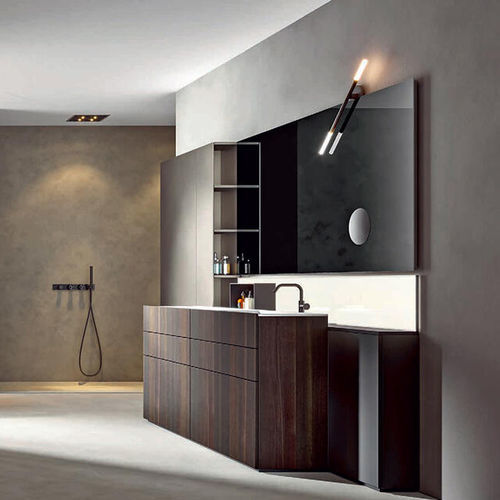 Mobile lavabo da appoggio - hex 2331 - Agorà Group - in MDF / in melaminico / contemporaneo