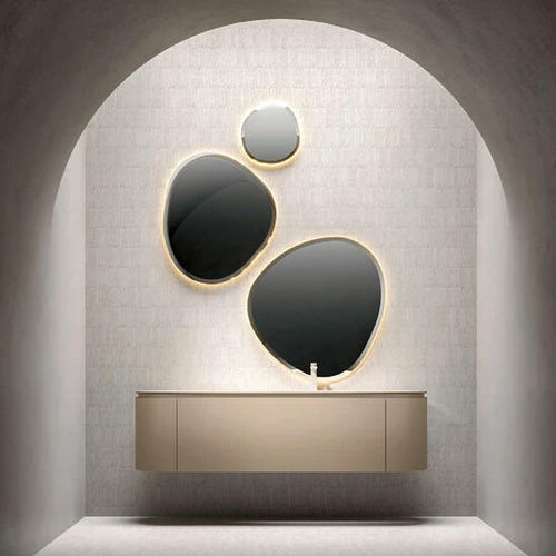 Mobile lavabo doppio - CALIPSO - Agorà Group - sospeso / in MDF / in pietra