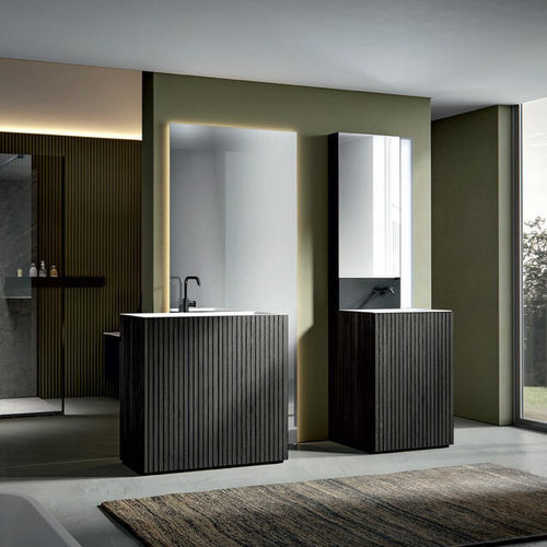 Mobile lavabo sospeso - CHRONO 38/44 - Agorà Group - da appoggio / in MDF / contemporaneo