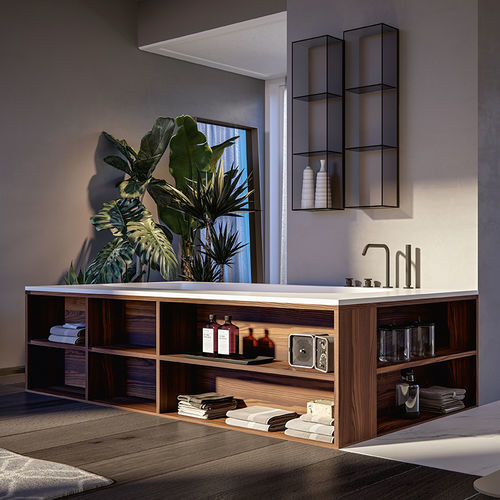 Vasca da bagno ovale - BOOK - Agorà Group - per ambiente abitativo / in resina / contemporanea