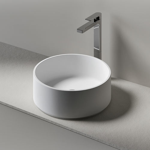Lavabo da appoggio - EROS - Agorà Group - in pietra / rotondo / senza foro
