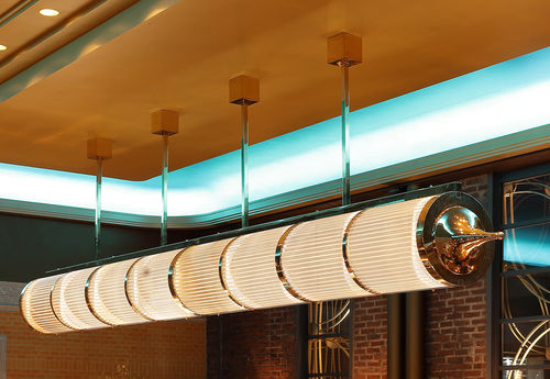 Luce a sospensione - HAVANNA ART.B32 - Art Deco Schneider - a incandescenza / lineare / rotonda