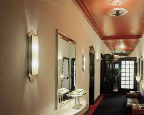 Applique Art Deco - BIARRITZ - Art Deco Schneider - da interno / in vetro