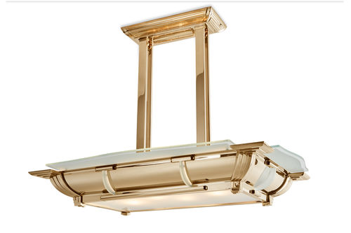 Lampada a sospensione - NEW ORLEANS - GOLD - Art Deco Schneider - in ottone lucidato / in oro / classica