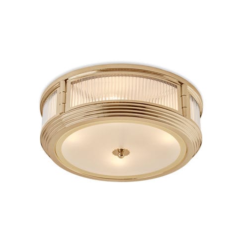 Plafoniera classica - CIRCUS GOLD - Art Deco Schneider - rotonda / in vetro / in ottone lucidato
