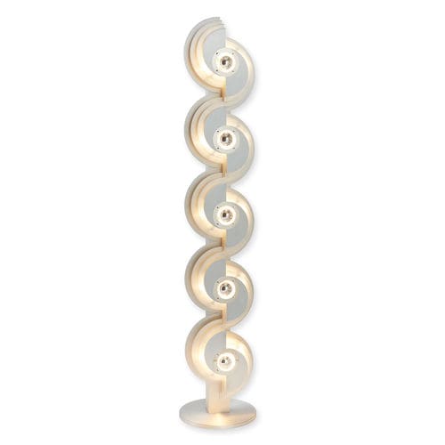 Lampada da terra - MIAMI - Art Deco Schneider - in alluminio / design originale / con cavo
