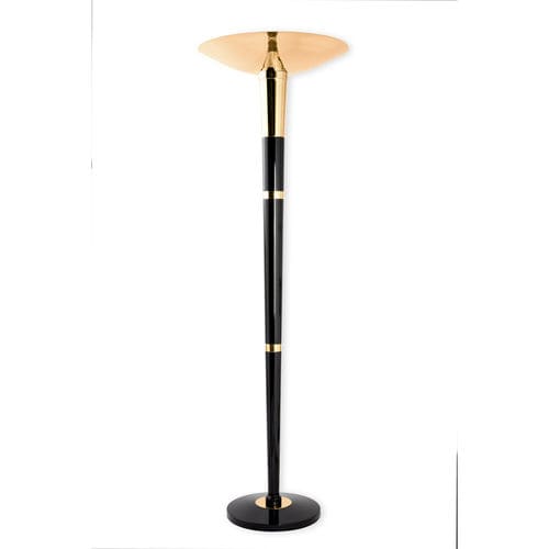 Lampada da terra - PANTHER GOLD - Art Deco Schneider - in ottone lucidato / classica / con cavo