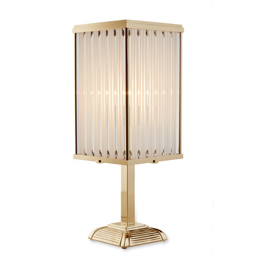 Lampada da tavolo - KARREE GOLD - Art Deco Schneider - in ottone lucidato / Art Deco / con cavo