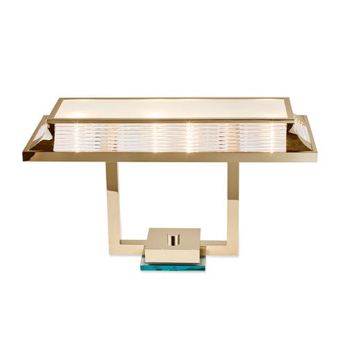 Lampada da tavolo - PARIS TABLE II GOLD - Art Deco Schneider - in ottone lucidato / Art Deco / con cavo