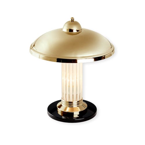 Lampada da tavolo - LIMOGES GOLD - Art Deco Schneider - in vetro / classica / con cavo