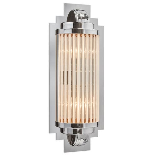 Applique Art Deco - AVIGNON - Art Deco Schneider - da interno / in ottone nichelato / in ottone cromato