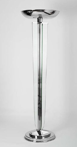 Lampada da terra - Adnet - Art Deco Schneider - in vetro / Art Deco / senza fili