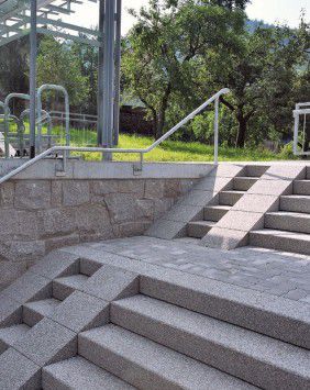 Rampa in calcestruzzo - Kronimus AG Betonsteinwerke