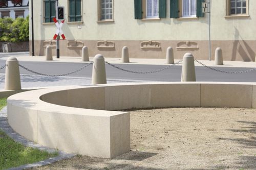 Panca da giardino contemporanea - Kronimus AG Betonsteinwerke - in calcestruzzo