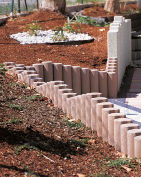 Recinzione da giardino - Kronimus AG Betonsteinwerke - in calcestruzzo / contemporanea