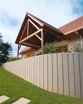 Recinzione a sbarre - DOMINOS - Kronimus AG Betonsteinwerke - da giardino / in calcestruzzo / contemporanea