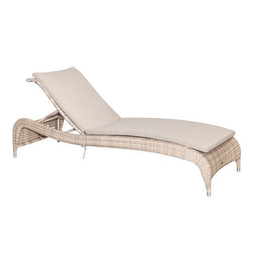 Lettino prendisole contemporaneo - Ocean Pearl - Alexander Rose - in tessuto / in fibra vegetale / con 4 gambe