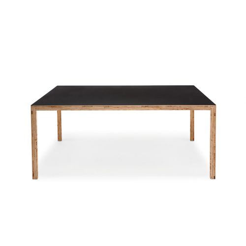 Tavolo contemporaneo - Established and sons - in legno / in Corian® / con supporto in legno