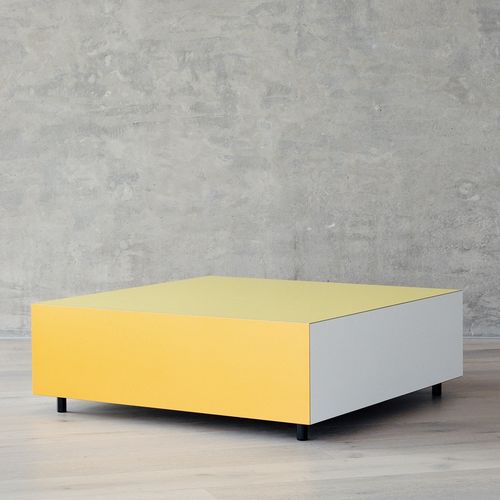 Tavolino basso contemporaneo - BLOC - Established and sons - in legno compensato / in betulla / in HPL