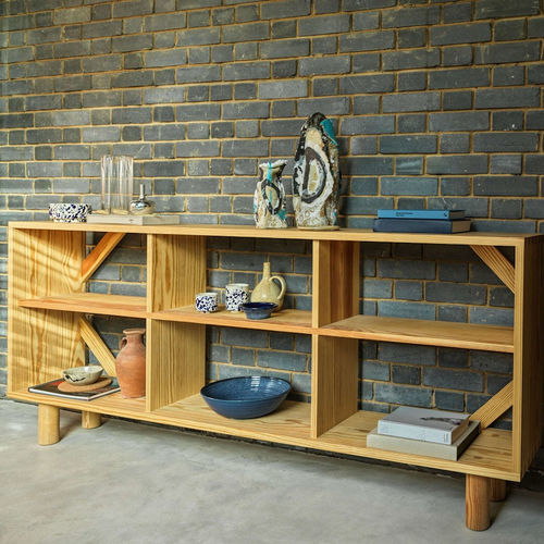 Scaffale contemporaneo - CRATE SERIES - Established and sons - in pino / in legno lucido / di Jasper Morrison