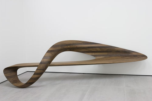Panca design originale - AROUND THE CORNER - Established and sons - in fibra di vetro / senza schienale / senza braccioli