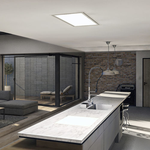 Cappa da soffitto - Bright 360 - Frecan - con condotto / con illuminazione integrata / silenziosa