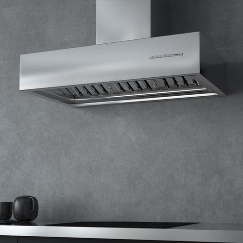 Cappa a muro - Master SP Inox - Frecan - con condotto / con illuminazione integrata / silenziosa