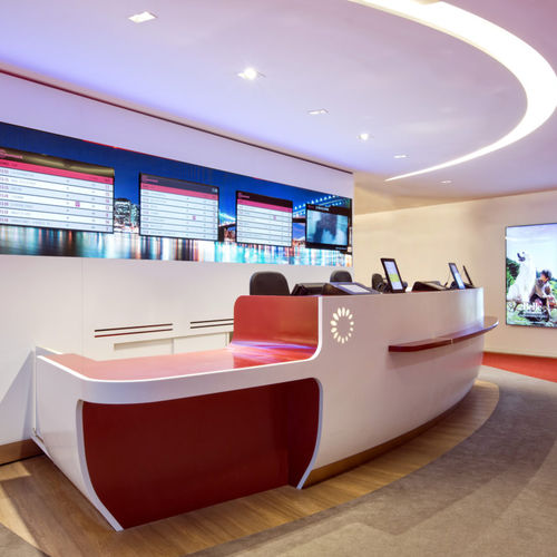 Banco reception in Corian® - IMAGE 08 - IMAGE