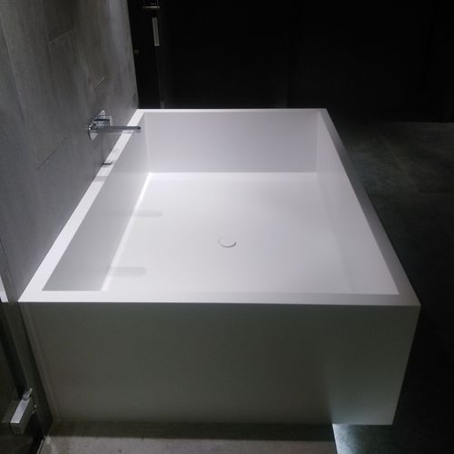 Vasca da bagno da appoggio - IMAGE 05 - IMAGE - in Corian® / bianca