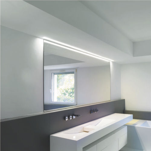 Specchio da bagno a muro - IMAGE 06 - IMAGE - contemporaneo / rettangolare / luminoso