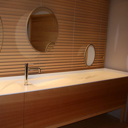 Mobile lavabo da appoggio - IMAGE 10 - IMAGE - in legno / contemporaneo