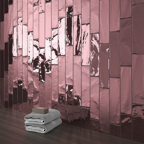 Piastrella in ceramica - COTTAGE ROSE GOLD MIX - INTHETILE - metallizzato / indoor / da parete