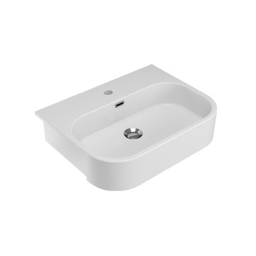 Lavabo da semincasso - SYN4556101 - Olympia - in ceramica / contemporaneo