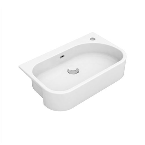 Lavabo da semincasso - SYN4554101 - Olympia - in ceramica / finitura opaca / 1 foro