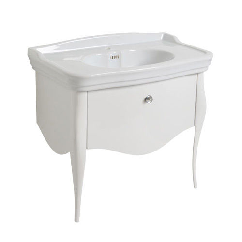Mobile lavabo da appoggio - IMMO100 - Olympia - in legno / classico / con armadietto integrato