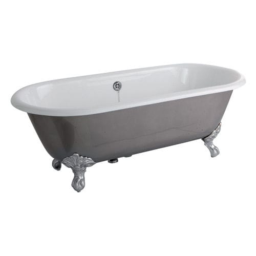 Vasca da bagno ovale - VAFI - Olympia - con piedi / in ghisa / bianca