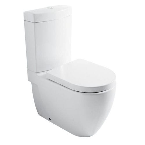 WC da appoggio - NIC130301+NIC71PF101 - Olympia - monoblocco / in ceramica / moderno