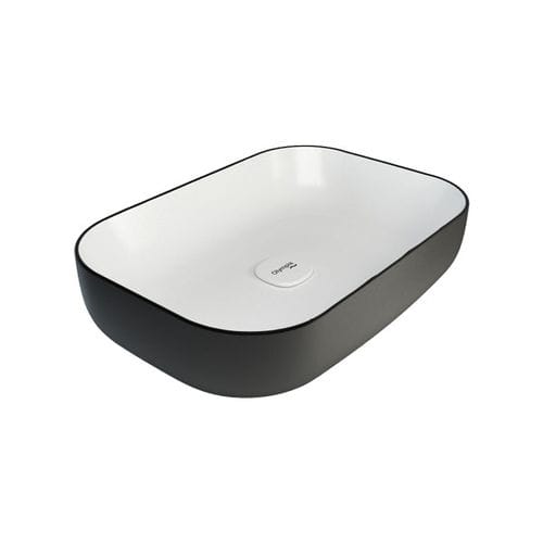 Lavabo da appoggio - MET42600 - Olympia - in ceramica / rettangolare / contemporaneo