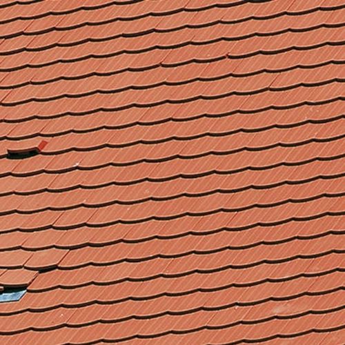 Tegola a incastro - PROFIL SAXONY - CREATON - in terracotta / piccola / rossa