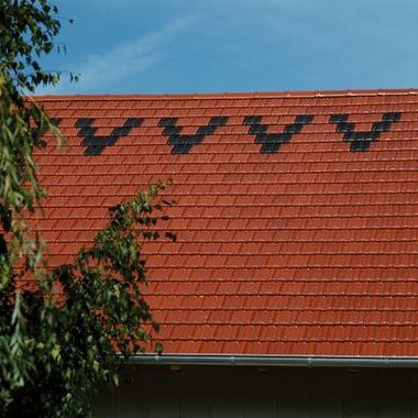 Tegola portoghese - RATIO HÖN - CREATON - a due vie / in terracotta / grande