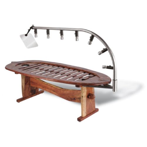 Doccia Vichy bitermica - HYDROWOOD 7 - HydroCo - in legno / orizzontale / per spa