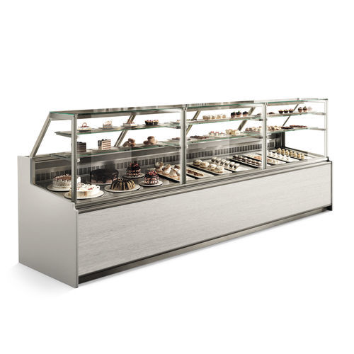 Vetrina refrigerata espositiva - NOEMI - SIFA - per negozio / per ristorante / in alluminio