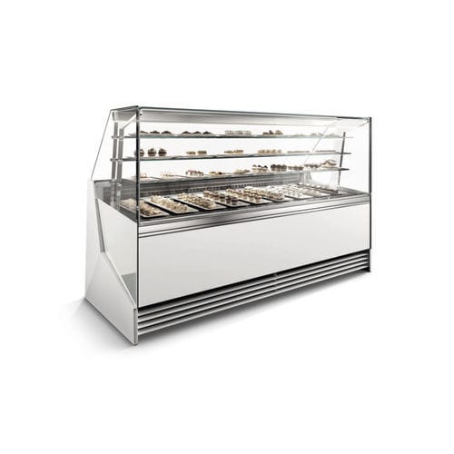 Vetrina refrigerata espositiva - GRAVITY - SIFA - ad armadio / per pasticceria / in metallo