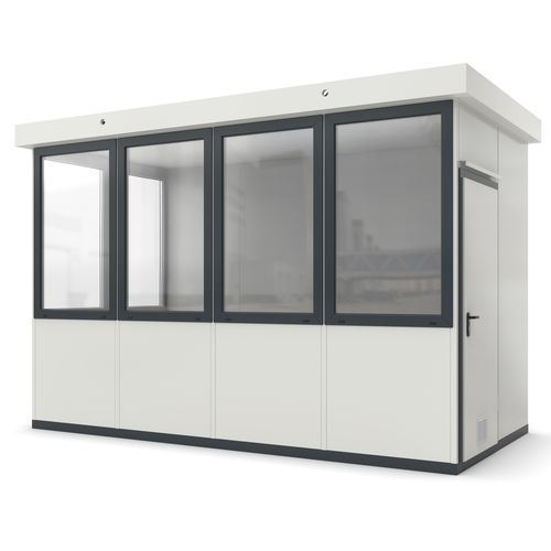 Cabina prefabbricata da esterno - Wa 12b - wsm Raumsysteme - per ufficio / ad utilizzo tecnico / per servizi sanitari