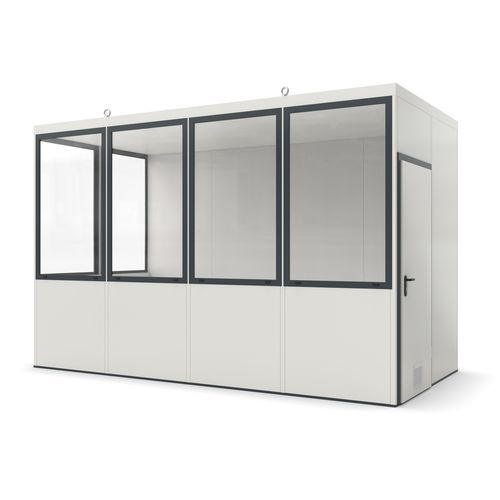 Cabina prefabbricata per ufficio - Wi 12b - wsm Raumsysteme - ad utilizzo tecnico / modulare