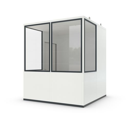 Cabina prefabbricata per ufficio - MultiRoom Basic 5 Starter Plus - wsm Raumsysteme - per zona reception / modulare