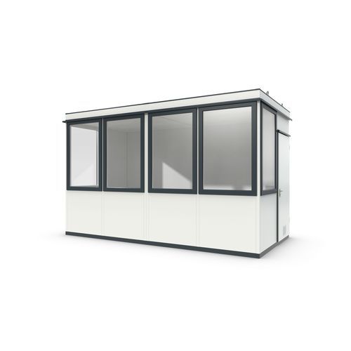 Cabina prefabbricata da esterno - MultiRoom Basic 10 - wsm Raumsysteme - per ufficio / ad utilizzo tecnico / per servizi sanitari